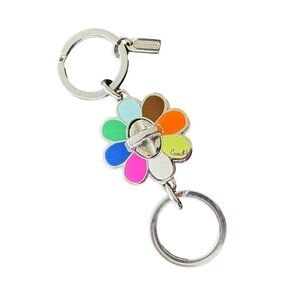 Coach Legacy Daisy Valet Keychain